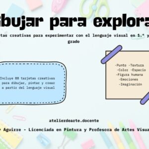 Dibujar para explorar. tarjetas con consignas creativas